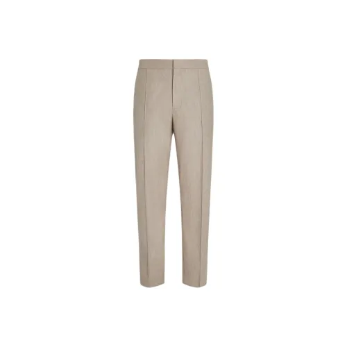 Ermenegildo Zegna Light Taupe Men's Casual Pants Эргенигильдо Зегна Светлый Тауп Мужские Повседневные Штаны