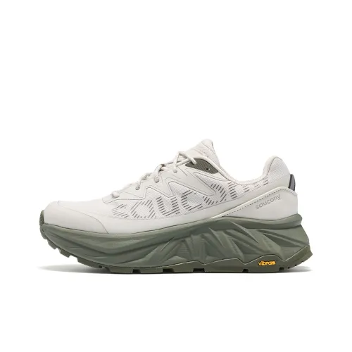 Saucony TRIGON ULTRA Speed Водонепроницаемый Отскок MID Топ Беговые кроссовки Унисекс Серый