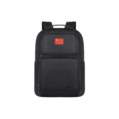 Полиэстер с подкладкой полиуретан (ПУ) рюкзак стандартный унисекс черный