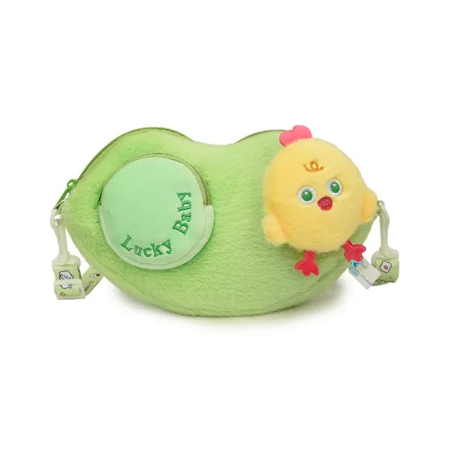 WXRX Плюшевые сумки через плечо зеленые