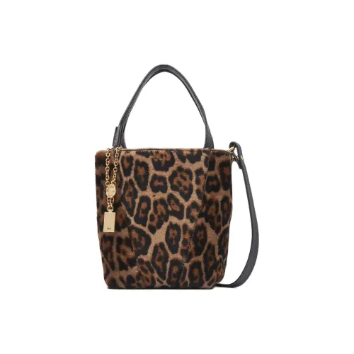 Chloe SPIN Шерсть Тоут Сумка Сумка для покупок Сумка на плечо Сумка Маленькая Женская Коричневая