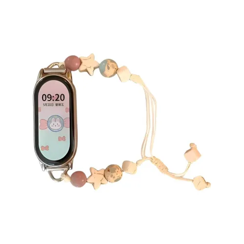 Kubao Ремешок Xiaomi Совместимость Металл Ремешок 10 NFC 9 8 Xiaomi 8 Pro 9 Pro Red Beige Watch 6 Redmi 6 5 4 190 мм