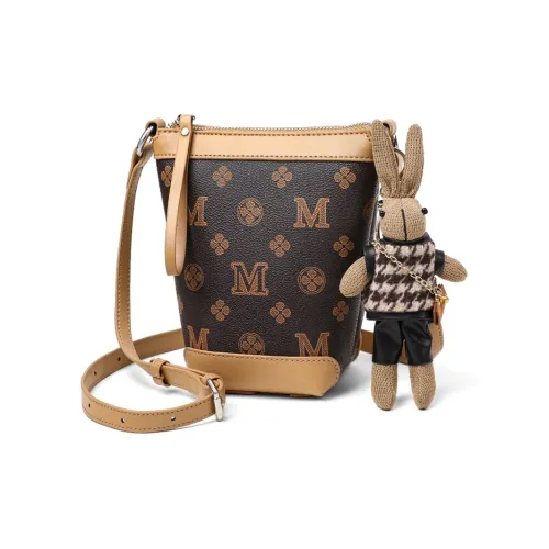 MILLIE'S Чехол для телефона из синтетической кожи сумка через плечо стандартная женская кофейного цвета