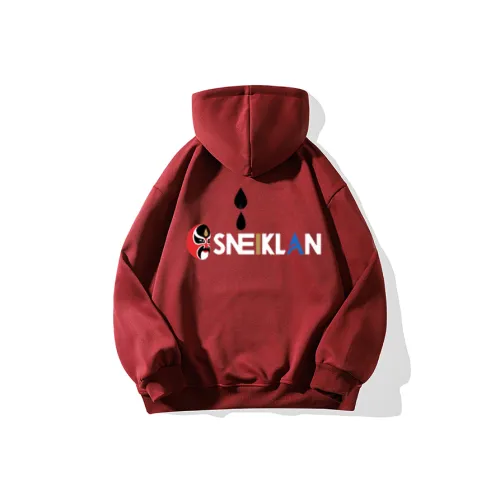 SNEIKLAU Red Unisex Свитшоты