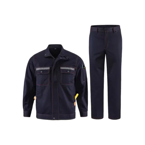 BANGGUYIPIN ZR002 100% хлопок Антискользящий Пламя-отталкивающий Рабочая одежда Комплекты Унисекс Повседневная Спортивная одежда