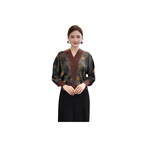 Tang Xi Овечья шерсть Удобный Мягкий для кожи Дружелюбный Нежный Пуловер Трикотаж Верхняя одежда Готовый Женские