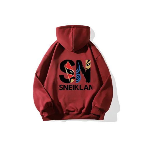 SNEIKLAU Red Unisex Свитшоты
