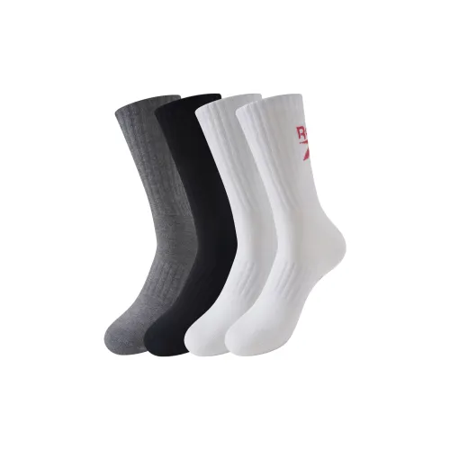 Reebok 4 пачки смешанных цветов носки для баскетбола для мужчин