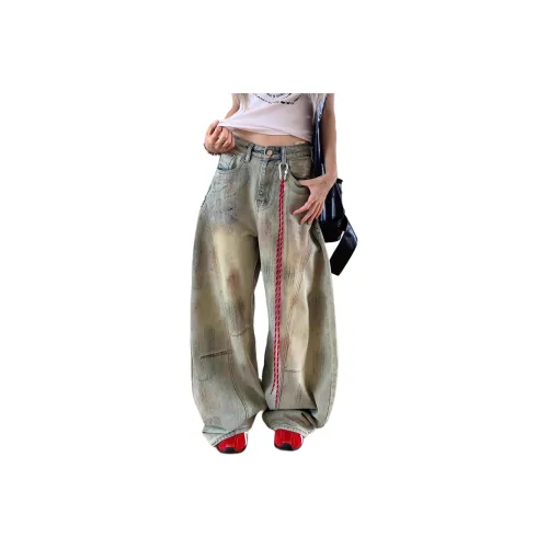 MUCCHIC Blue Unisex Jeans MUCCHIC Синий Унисекс Джинсы