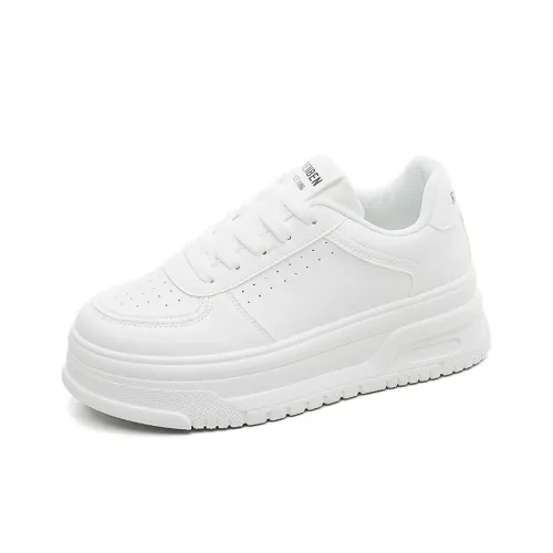 RENBEN Низкий топ Белые кроссовки Женские