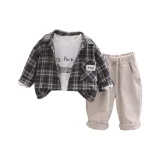 Набор из трех предметов темно-синего цвета