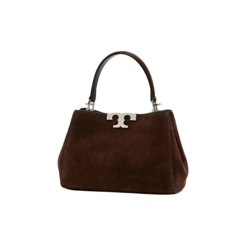 TORY BURCH ELEANOR Замша Сумка Большая Женская Темный Какао