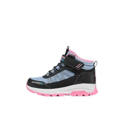 Skechers Kids Женский Slip-resistant Abrasion-resistant MID Топ Детские зимние сапоги Детский