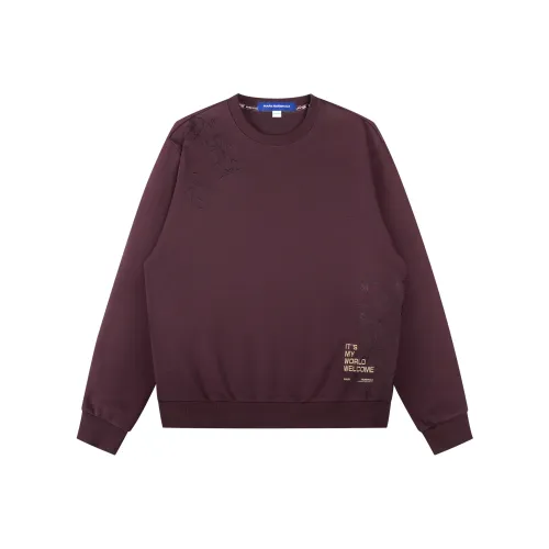 FAIRWHALE Бургунди 418 Мужские Свитшоты