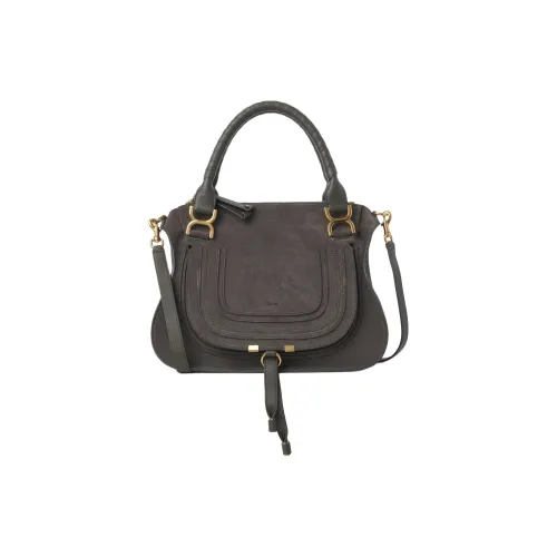 Chloe Marcie Телячья кожа Сумка на одно плечо Женская Фланель Серый