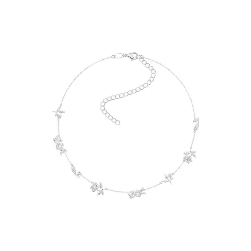 YVMIN SHUSHU TONG Золото с покрытием ожерелье с цирконием унисекс