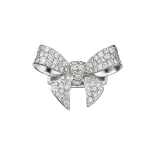 MIKIMOTO 18К Белое золото Кольца Унисекс Серебряный