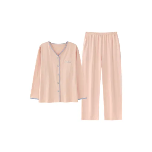 FENTENGCARE Pink Shrimp Женские Пижамные Комплекты