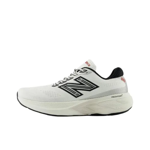 New Balance Fresh Foam x 880 V15 Поддерживающие и Эластичные Беговые кроссовки Мужские Белый Черный