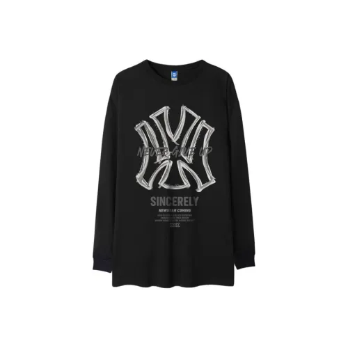 Mo Yan Тяжелый Длинный Рукав Т-Рубашка Мужская