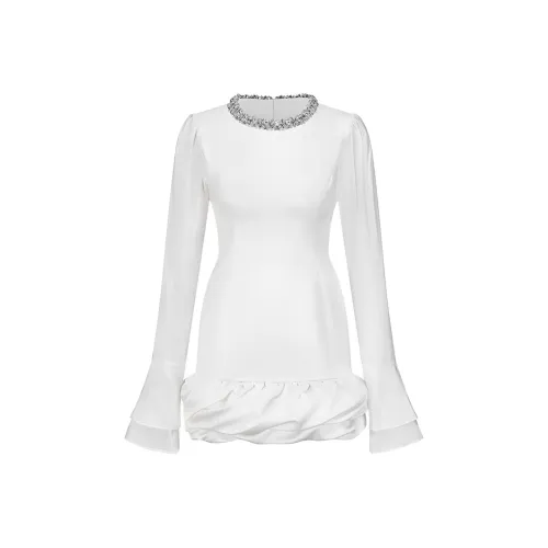 Icicofficial Длинное платье с длинными рукавами женское