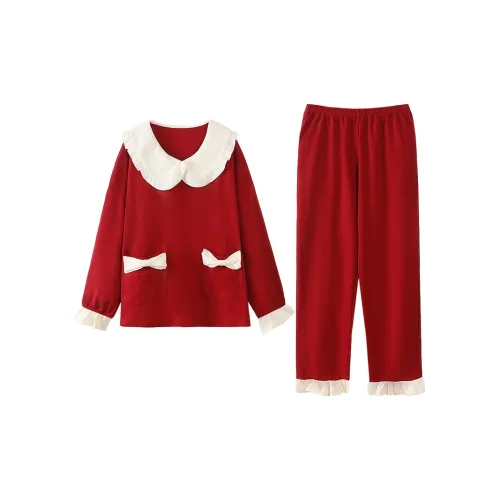 Pretty lady Анкора Красный Женский Пижамный Комплект