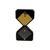 Черный электронный песочный час - Желтый свет