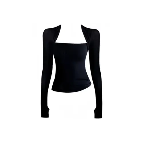 Puppytown Черные Женские T-рубашки