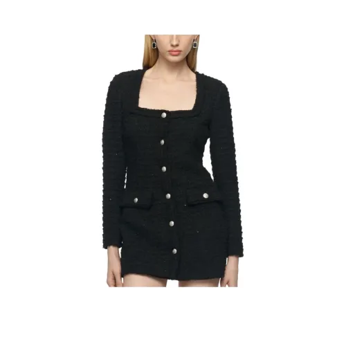 Misbhv Fw25 Длинное Платье с Длинными Рукавами Женское