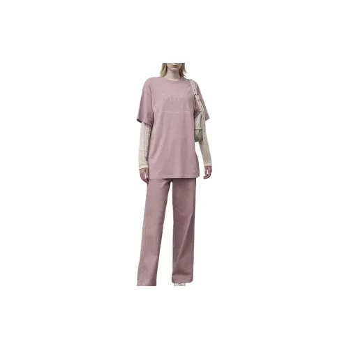 MATIN KIM Светло-фиолетовые Женские T-рубашки