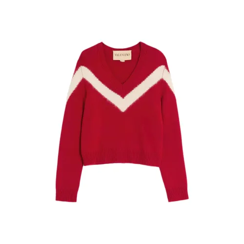 Valentino Red Men's Sweaters Валентино Красный Мужские Свитера