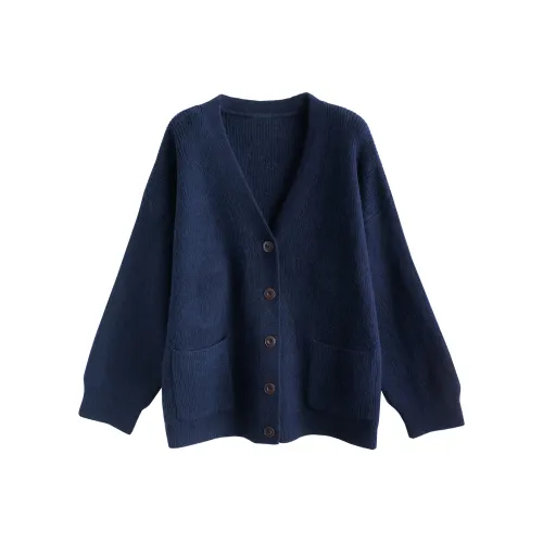 Tonlion Винтажный синий женский трикотаж