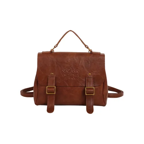 Meow In The Grass ПУ (полиуретан) Рюкзак Стандартный Женский Коричневый Экрю Кофейный Черный