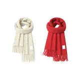 Кремовый белый + красный