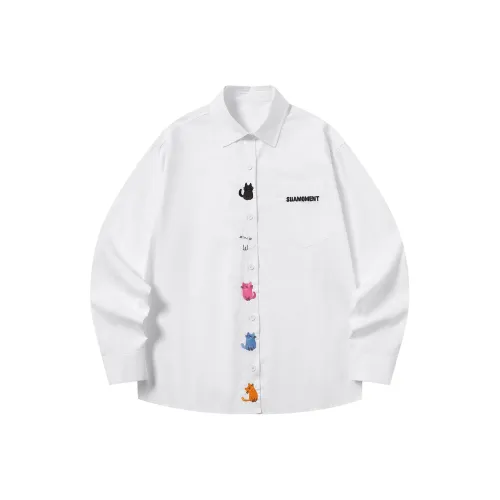Suamoment Длинный рукав рубашка унисекс