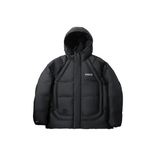 Лайнер Черный Мужской Пуховик