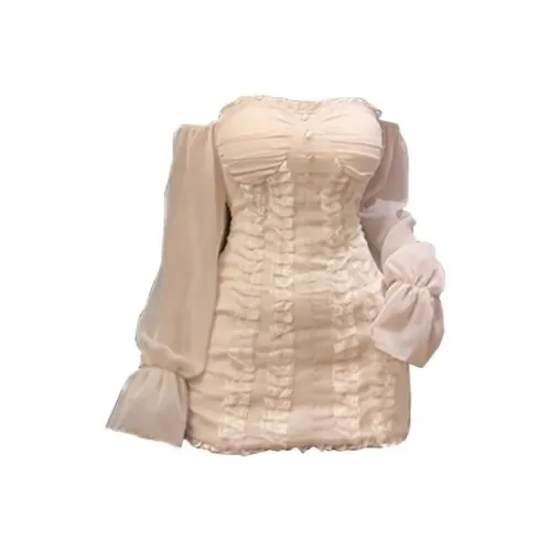 Frustration Garden Длинное платье с длинными рукавами женское