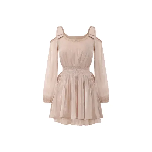 CHIWAWAMEME Длинное платье с длинными рукавами женское