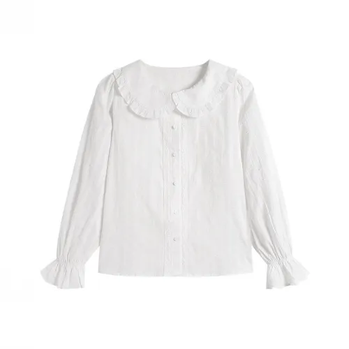 Migu Белые Женские Рубашки
