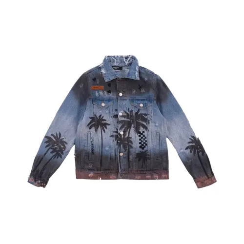 GDRG Синий Унисекс Джинсовые куртки