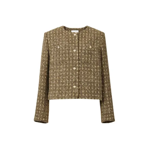 Hopeshow Зимний Moss Green 374 Женское Короткое Пальто