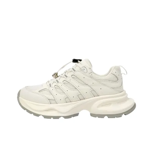 Luji Толстая подошва Низкий топ Экрю Женский