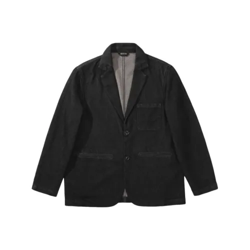 Xiyue Синий Черный Мужской Деловой Костюм