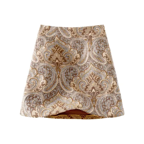 TOUCH Повседневные короткие юбки Женские с узором