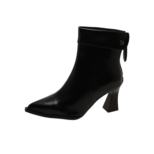 WUJI Western Элегантность Высокий каблук Тонкие ботильоны Женские