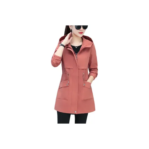 EMINU Женская тренч-куртка