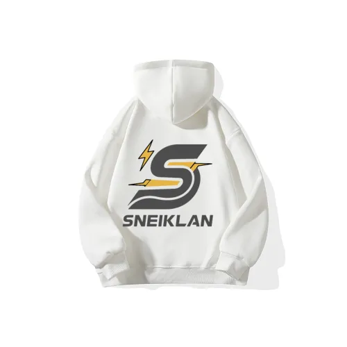 SNEIKLAU Белый Унисекс Свитшоты