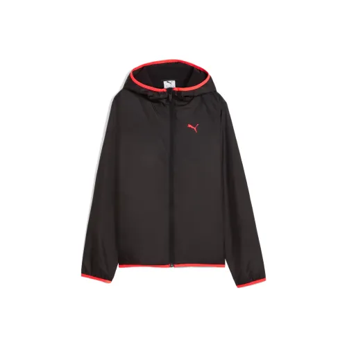 PUMA WINDBREAKER Черные Детские Куртки