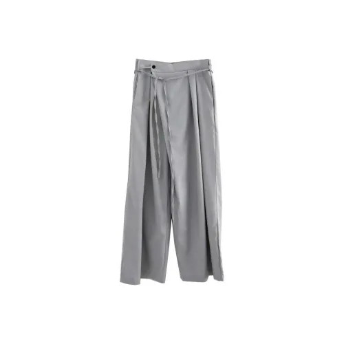 LOWEAR Maxi Wrap Slacks с двумя пуговицами повседневные брюки женские