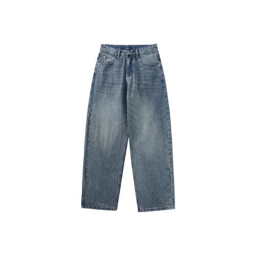 EYEUNDERSTAND Синий Унисекс Джинсы